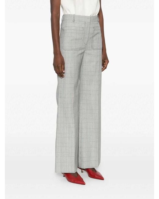 Victoria Beckham Gray Alina Trousers