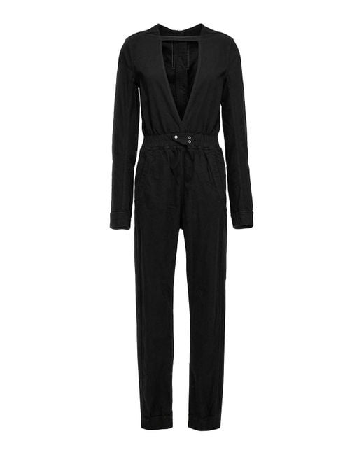 Rick Owens Black Eclipse Bodybag One-Length Bodysuit