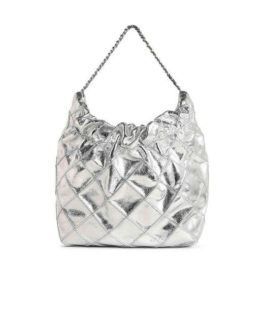 Tory Burch White Fleming Mini Bag