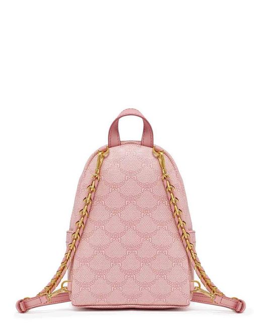 MCM Pink Backpack Stark Lauretos