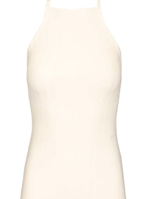 Jacquemus White Tablier Dress