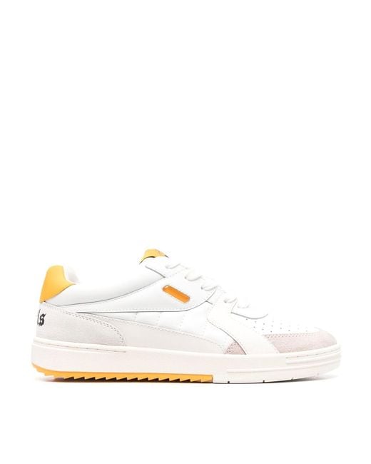 Palm Angels White Palm University Low-top Sneakers for men