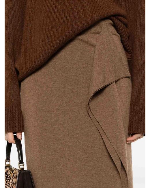 P.A.R.O.S.H. Brown Skirt