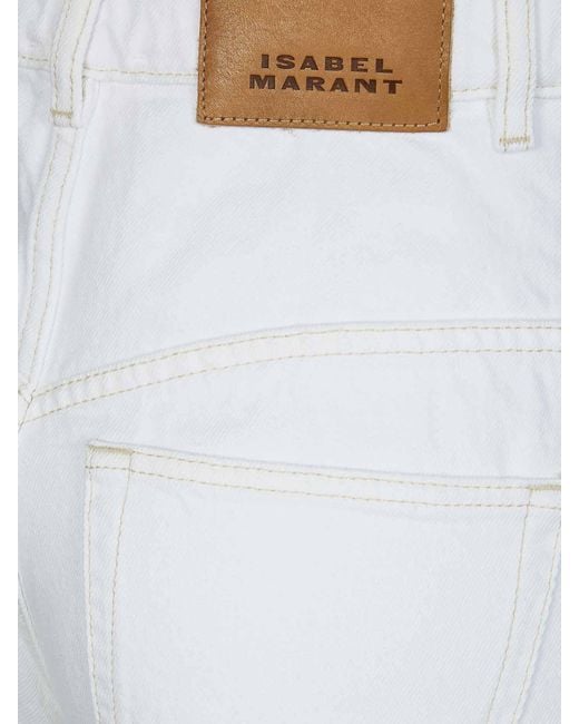 Isabel Marant White Lemony Pants