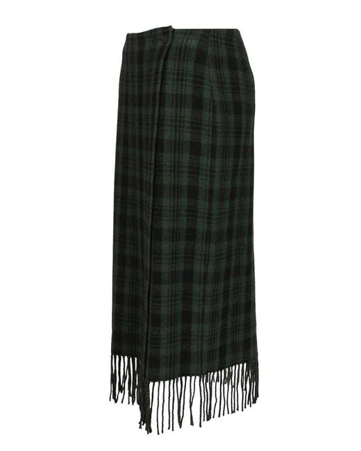 Polo Ralph Lauren Black Wool Skirt