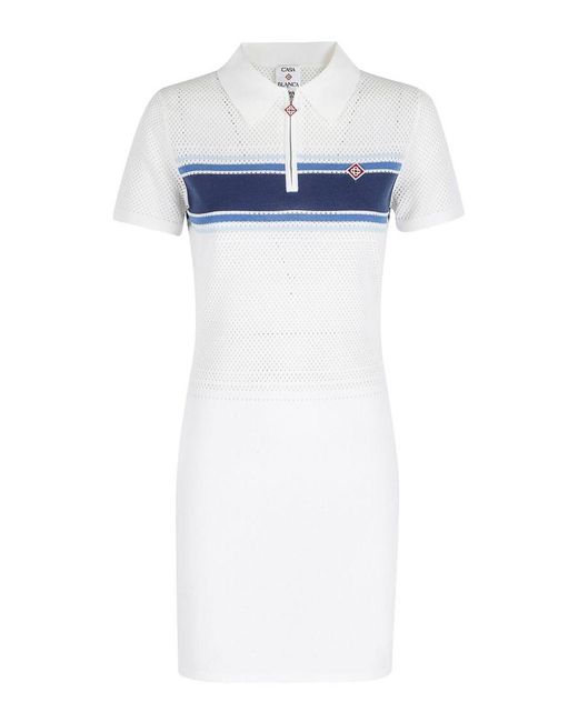 Casablanca Blue Mini Dress