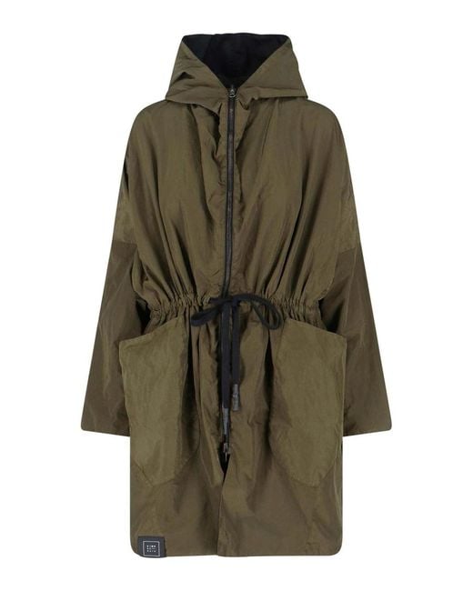 Kimonorain Green Reversible Parka
