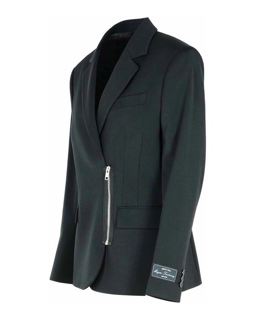 MSGM Black Polyester Blend Jacket
