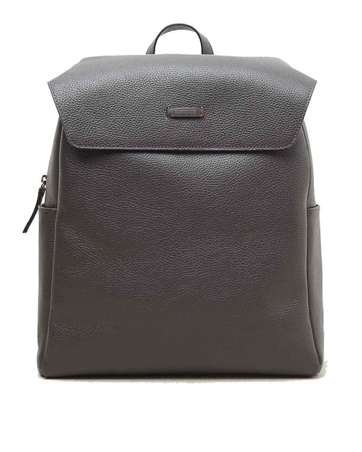 Peserico Gray Backpack for men