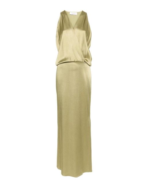 Blumarine Metallic Satin Dress