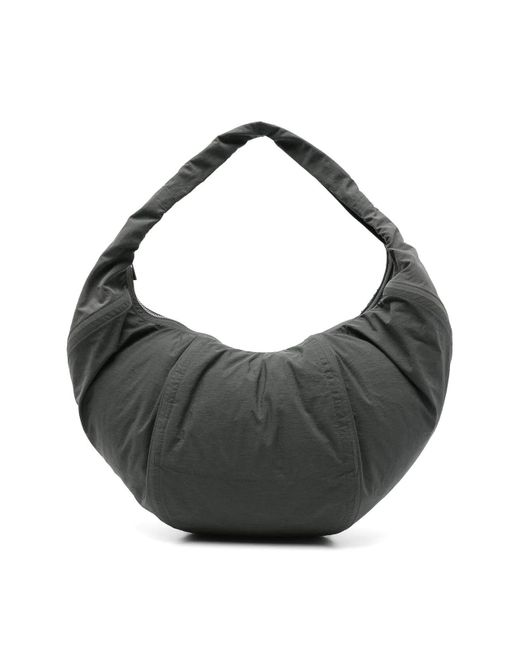Pleats Please Issey Miyake Gray Paper Balloon Bag