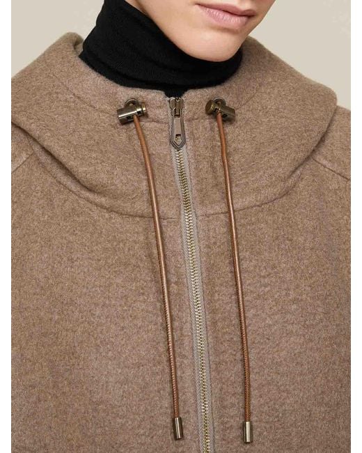 Max Mara Natural Gradi Cashmere Sweatshirt Coat By Atelier