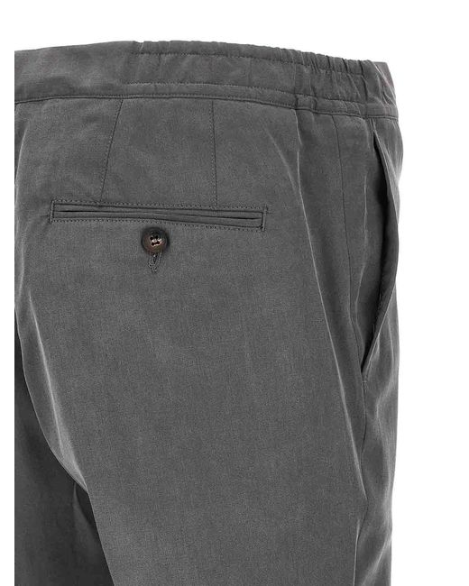 Pal Zileri Gray Effortless Capsule Pants for men