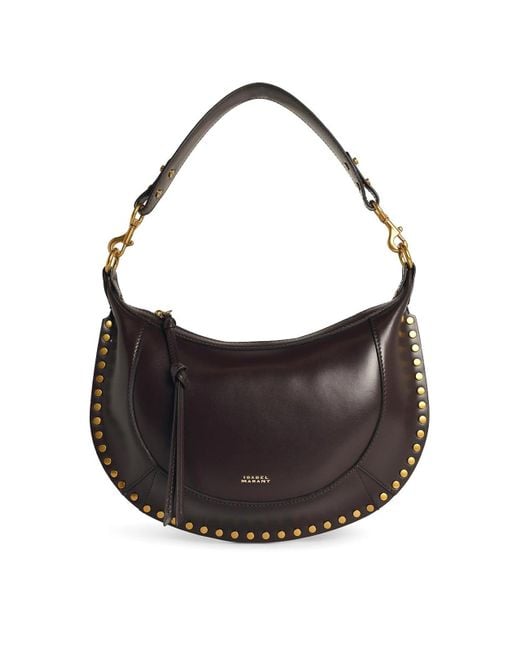 Isabel Marant Gray Naoko Bag With Dark Leather Studs