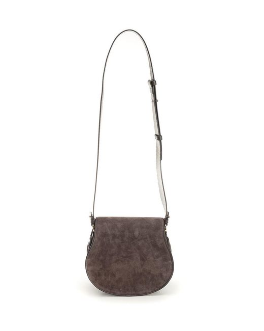 Chloé Brown Saddle Marcie Bag