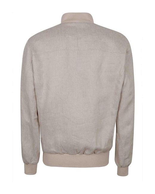 Barba Napoli Gray Sport Jacket for men