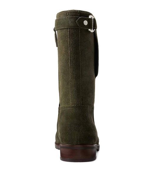 Ralph Lauren Green Tasha Mid-Boots-Mid Boot