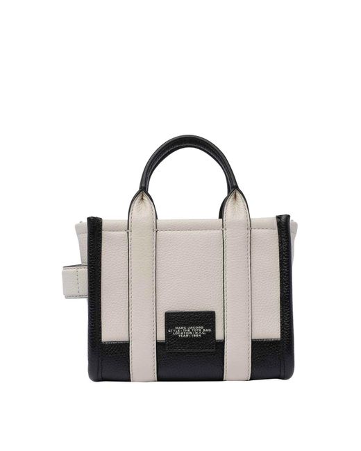 Marc Jacobs Gray The Leather Small Tote Bag