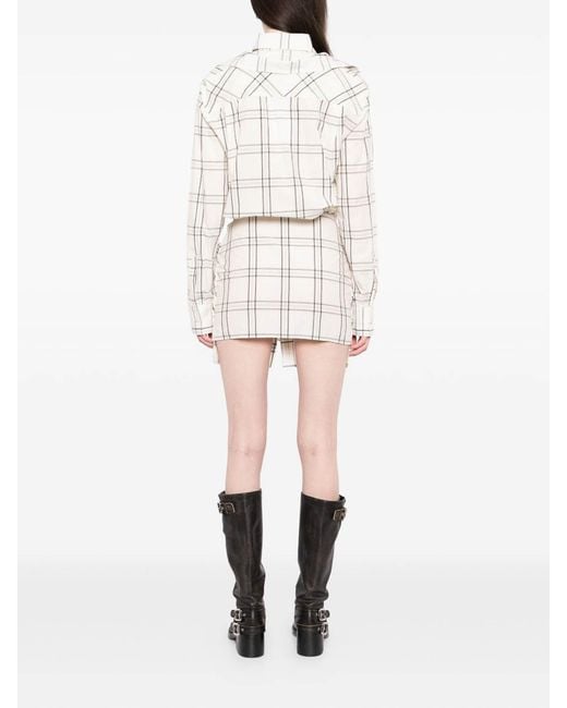The Attico White Mini Dress