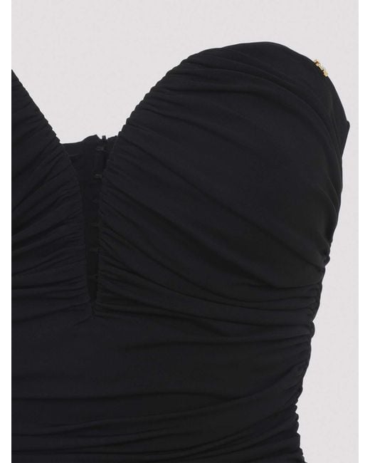 Elisabetta Franchi Black Mini Dress