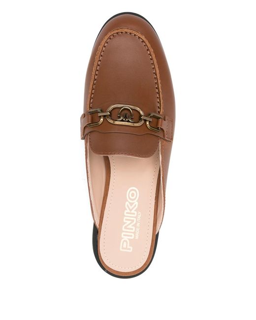 Pinko Brown Mules
