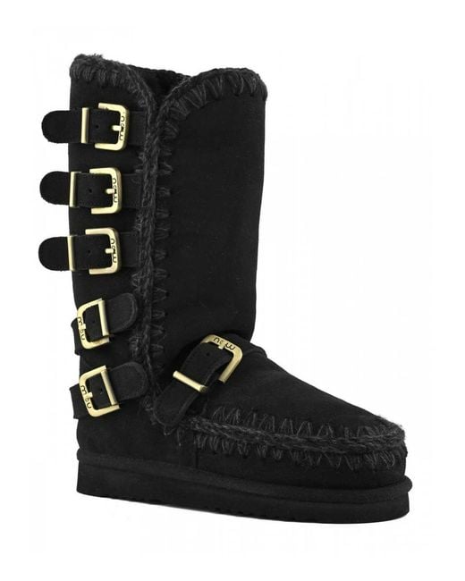 Mou Black Boots