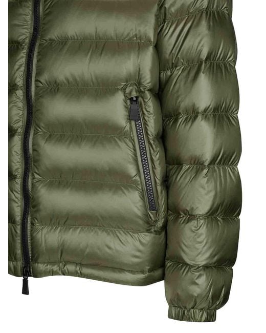 Add Green Quilted Down Jacket for men