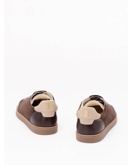 Brunello Cucinelli Brown Sneakers for men