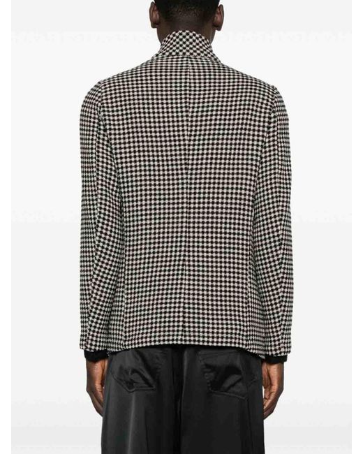 Emporio Armani Gray Wool Blazer Jacket for men