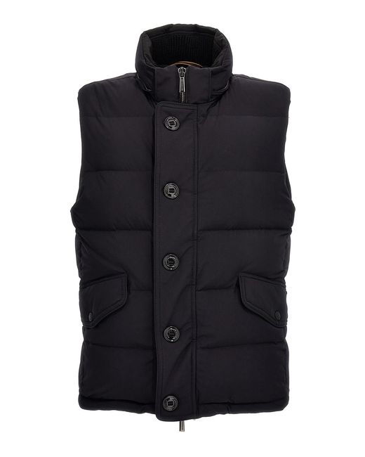 Moorer Black Foscolo Down Jacket for men