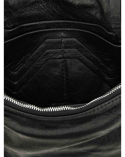 Rick Owens Black Pillow Griffin' Clutch