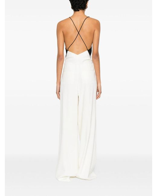 Tom Ford White Silk Long Jumpsuit