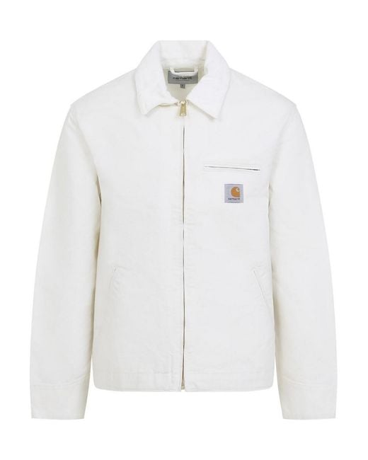 Carhartt White Detroit Jacket for men