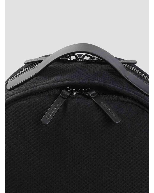 Giorgio Armani Black Backpack for men