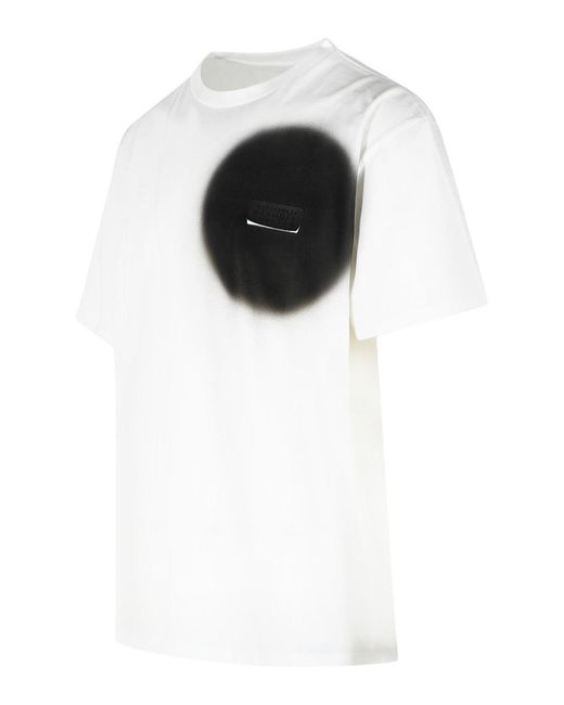 MM6 by Maison Margiela White Cotton T-Shirt for men