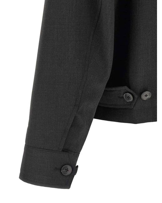 mfpen Black Postal Jacket for men
