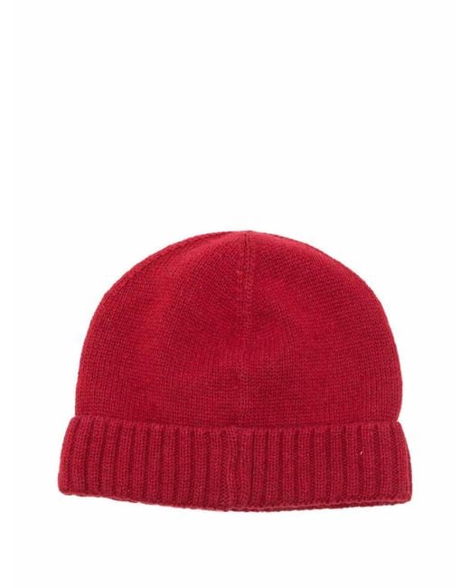 Borsalino Red City Cashmere Beanie