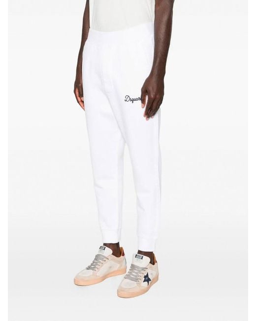 DSquared² White Relax Dean Pants for men