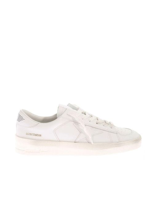 Golden Goose Deluxe Brand White Stardan Sneakers for men