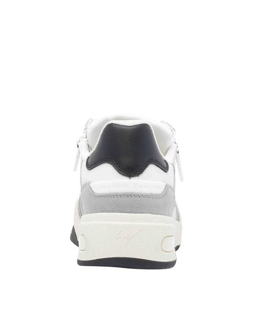Giuseppe Zanotti White Ghose Low-Top Trainers for men