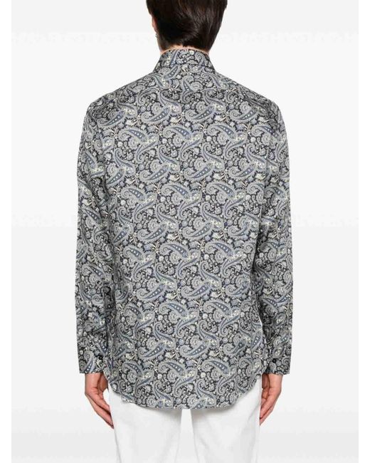Etro Gray Casual Jacket for men