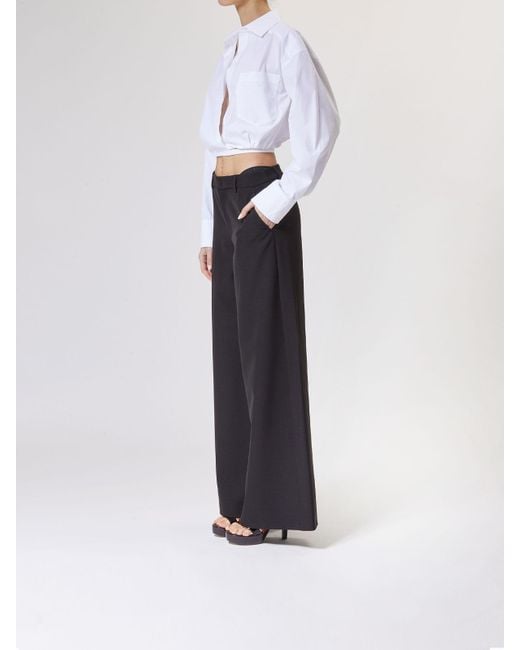Moschino Gray Wide Pants