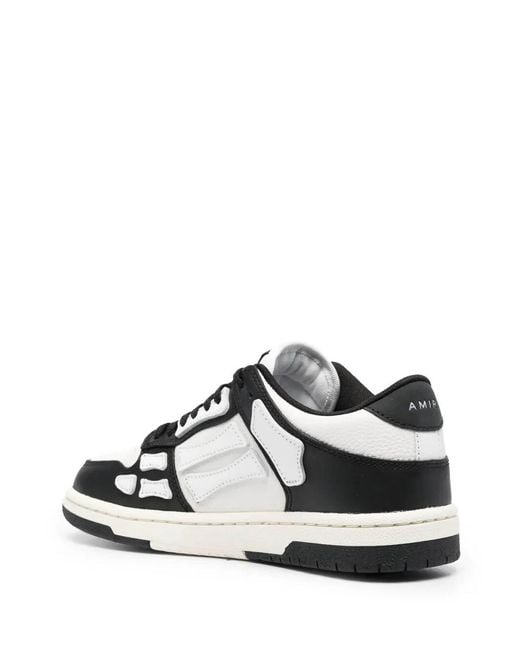 Amiri White Skel Top Low Sneakers