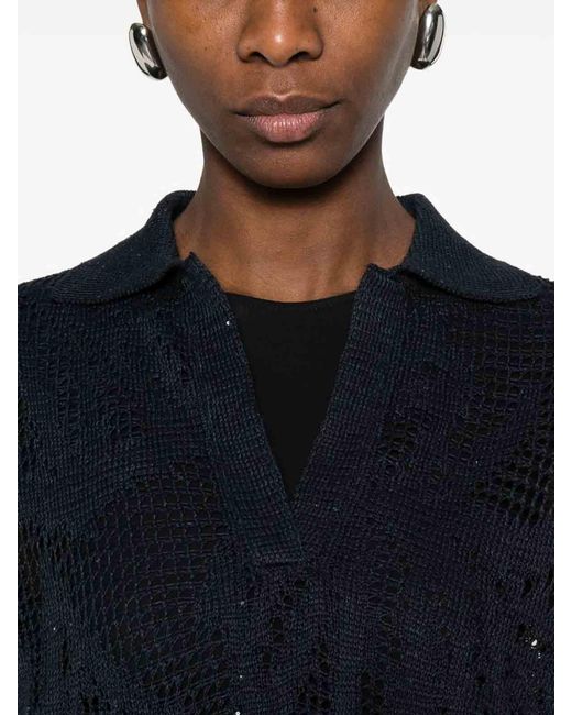 Brunello Cucinelli Black V-Neck Sweater