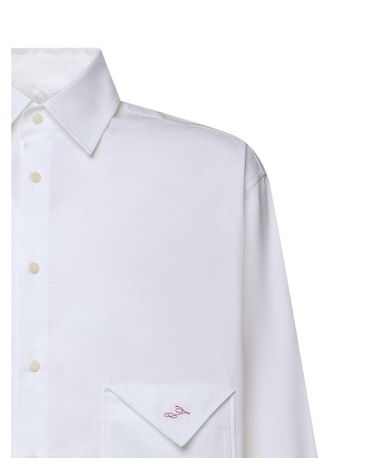 Jacquemus White La Chemise Nappe Shirt for men