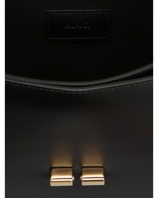 A.P.C. Black Grace Small Crossbody Bag