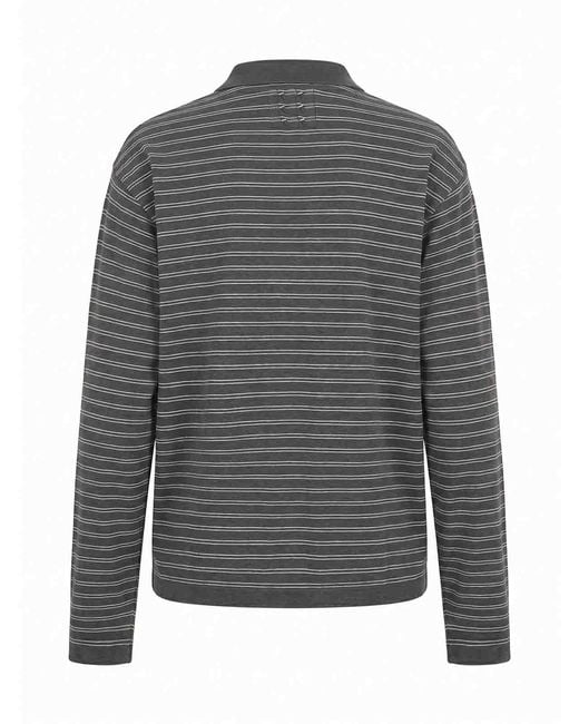 Nili Lotan Gray 'Foley' Polo Neck
