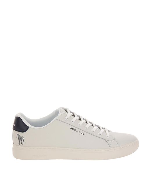 Paul Smith White Rex Zebra Trainers for men