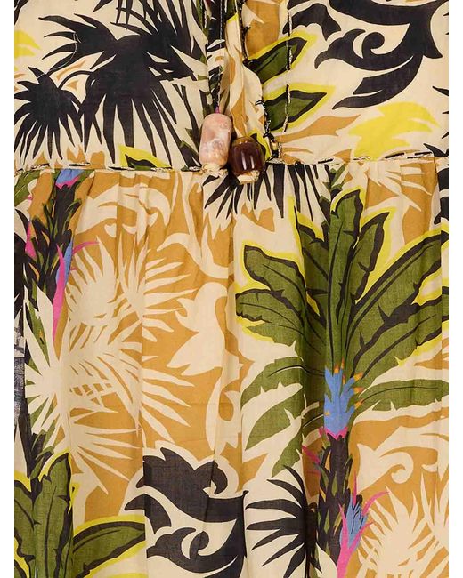 Anjuna Yellow Caftan Short