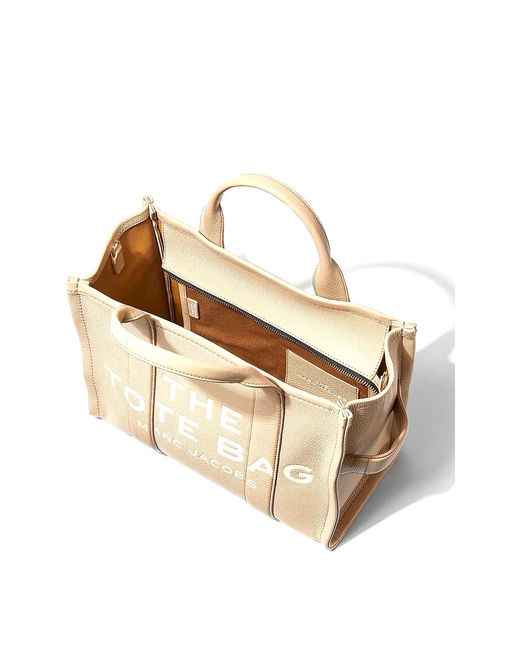 Marc Jacobs Natural The Leather Small Tote Bag